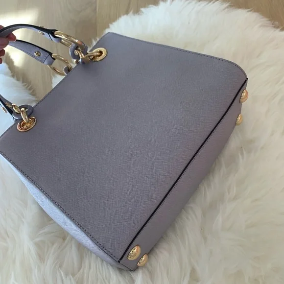 NewMicheal Kors Cynthia Saffiano Small Leather Satchel Bag